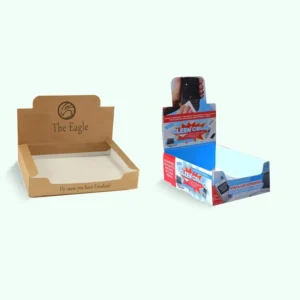 Custom Retail Shelf-Ready POS Corrugated Cardboard Tear-Away Display Box