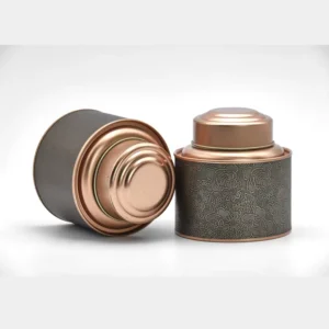 Custom Reusable Food-Grade Cardboard Tea Packaging Canister, Round Paper Tube