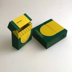 Custom Rigid Blank Child-Resistant Cardboard Cigarette, Cigar, and Rolling Paper Cone Box