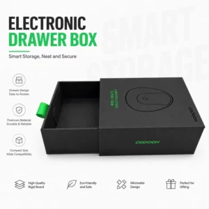 Custom Rigid Cardboard Drawer Gift Box for Smart Devices
