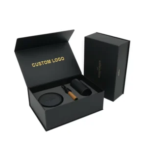 Custom Rigid Cardboard Gift Box with Magnetic Closure, Recyclable