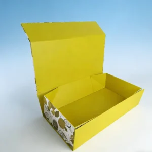 Custom Rigid Corrugated Board Boxes with Bronzing Printing, Recyclable Material, and Custom Logo for Storage and Shipping