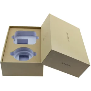 Custom Rigid Gift Box for Smart Electronics, Cameras, and Watches with Lid, Sponge, Matte Lamination, Embossing, UV Coating, Recycled Materials