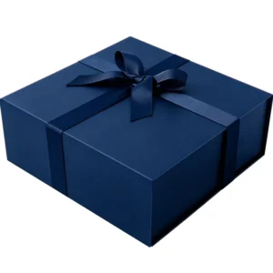 Custom Rigid Paper Box With Ribbon for Gift Packaging