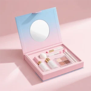 Custom Rigid Paper Box with Flip-Top Magnetic Closure for Cosmetics, Skincare, and Candles