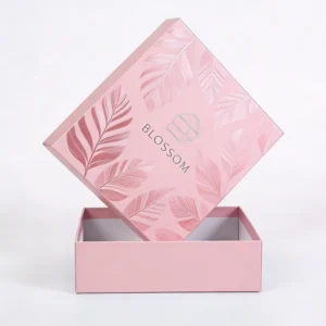 Custom Rigid Paper Packaging Box With Separate Cover for Gifts and Retail Display
