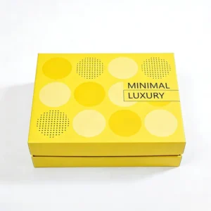 Custom Rigid Paper Packaging Box with Separate Cover Structure for Gifts and Retail Display