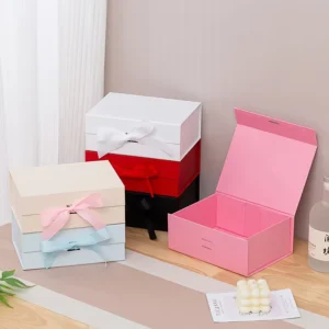 Custom Rigid Paperboard Magnetic Closure Gift Box