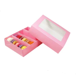 Custom Rigid Recyclable Cardboard Food Packaging Box with Stackable Lid, Sponge, and Embossing