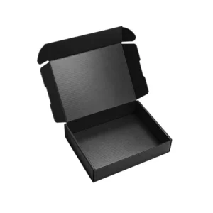 Custom Rigid Recycled Paper Gift Box with Lamination and Corrugated Paper Flat-Pack Construction