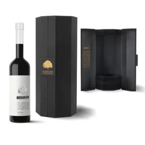 Custom Single-Bottle Wine Gift Box, Cardboard