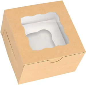Custom Single Cupcake, Muffin, or Macaron Paper Box with Insert
