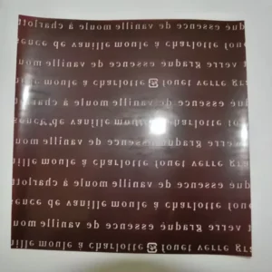 Custom Size Biodegradable Greaseproof Paper Liner for Airline Catering Food Packaging