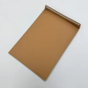 Custom Size Brown Cardboard Biodegradable Self-Adhesive Kraft Rigid Mailing Envelope