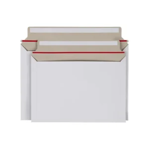 Custom Size Express Kraft Paper Mailer Envelope Stay Flat Rigid Cardboard Packaging for E-Commerce Mailing Recyclable