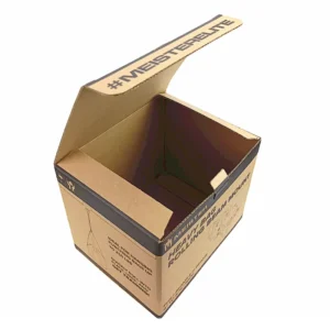 Custom-Size Flat-Packed Corrugated Cardboard Outer Shipping Box