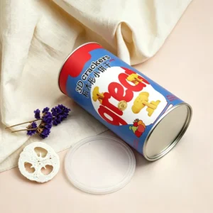 Custom Size Food Grade Kraft Paper Tube Canister for Popcorn and Cookies