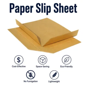 Custom Size High Load-Bearing Strong Tensile Strength Kraft Paper Slip Sheet for Warehouse Logistics