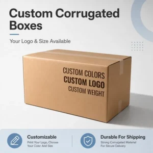Custom Size Kraft Brown Corrugated Shipping Carton Mailer for Online Store Shipping