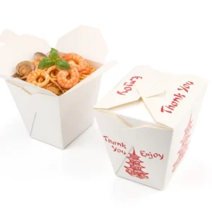 Custom-Size Kraft Brown Paper Takeout Food Container