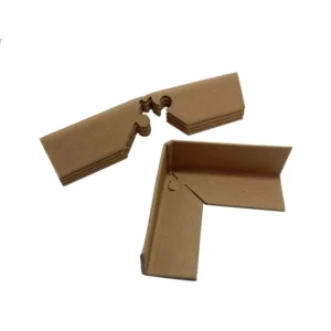 Custom-Size L-Type Kraft Paper Edge Protector, Brown, Water Resistant, Degradable, Customizable Color and Printing