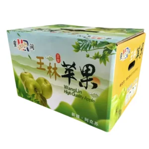 Custom-Size Logo Corrugated Fruit Shipping Box for Mangoes, Apples, and Grapes