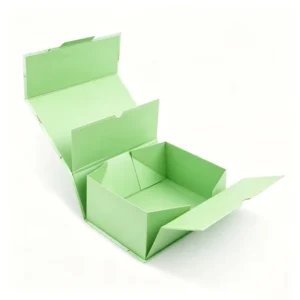 Custom-Size Matte Cardboard Rigid Magnetic Folding Gift Box with Magnetic Lid