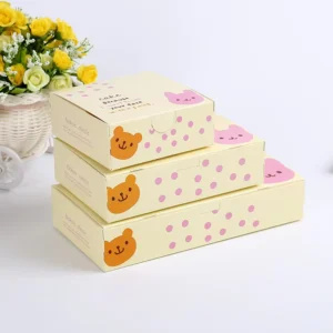 Custom Size Printed Cardboard Bakery Mooncake Box