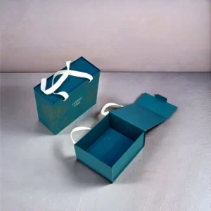 Custom Size Recyclable Cardboard Paper Rigid Magnetic Folding Gift Box with Magnetic Lid