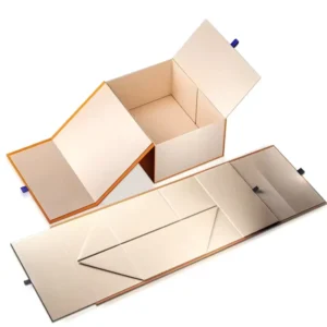 Custom Size Recyclable Cardboard Rigid Folding Magnetic Gift Box with Magnetic Lid