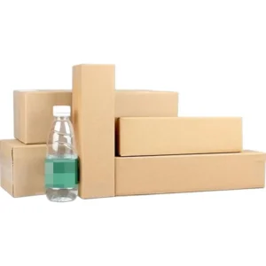 Custom-Size Recyclable Corrugated Board Moving Box with Handle for Gifts and Crafts