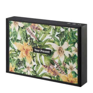 Custom Size Recyclable Folding Cardboard Magnetic Gift Box with Lid and Drawer