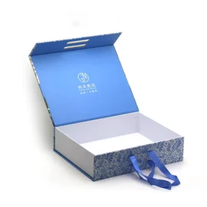 Custom Size Rigid Kraft Paper Embossed Folding Gift Box for Wigs