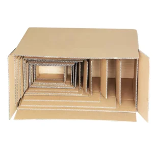 Custom-Sized Kraft Corrugated Cartons in Brown