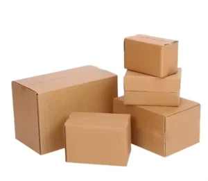 Custom-Sized Kraft Paper Corrugated Packaging Box, Brown