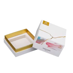 Custom Skin Care Cream Empty Paper Packaging Box with Lid and Base for Cosmetic Jar