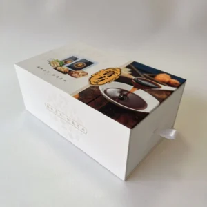 Custom Slide Drawer Box with Insert, Rigid Cardboard Packaging for Earrings and Necklaces