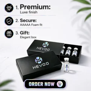 Custom Sliding Paper Box Packaging with Vial Insert for Glass Sample Bottles and Display