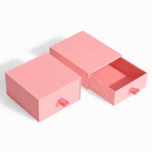 Custom Slotted Gift Box with Sponge Lining and Magnetic Closure, Recycled Paperboard