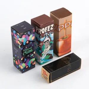 Custom Small Folding Ivory Board Paper Box White Cardboard Product Packaging Box With Logo