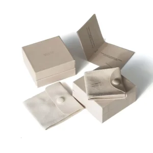 Custom Small Recycled Paper Jewelry Display Box with Sponge Lining and Magnetic Closure for Bracelets