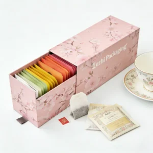 Custom Tea Box Luxury Printed Coffee Milk Tea Bag Body Cleanse Tea Bag Paper Packaging Box