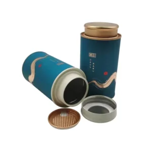 Custom Tea Paper Tube Canister for Coffee Powder and Cocoa
