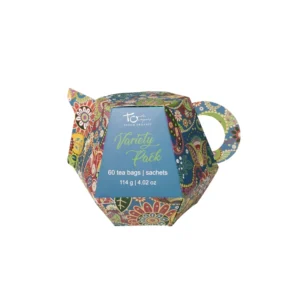 Custom Teapot-Shaped Foldable Tea Packaging Box with Glossy or Matt Lamination and Embossed Printing