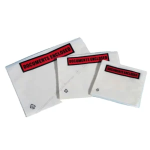 Custom Thick Waterproof Transparent Self-Adhesive Packing List Envelope for Documents