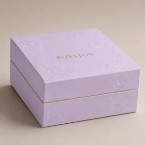 Custom Two-Piece Lid-and-Base Box with Waterproof Matte Lamination and Sponge Lining for Eye Cream Packaging