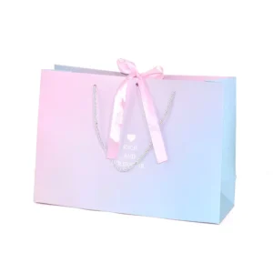 Custom Unique Colour Printing Paper Bag With Your Own Logo Luxury Brand Packaging Paper Bag