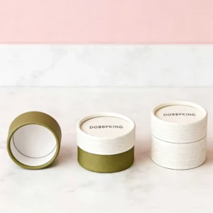 Custom Velvet Cylinder Hard Paper Gift Box for Rings, Earrings, Bracelets, Necklaces, Watches, and Jewelry
