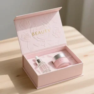 Custom Velvet Perfume Essential Oil Skin Care Serum Packaging Box Recycled Materials Cosmetic Paper Box
