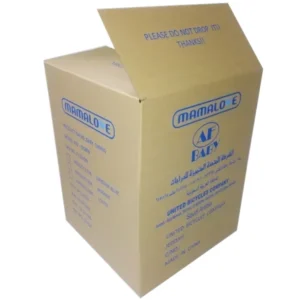Custom Watermark Printing Corrugated Kraft Paper Shipping Box for Moving